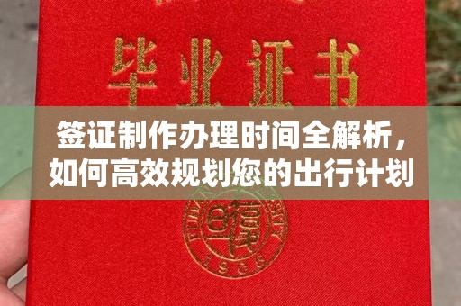 宜君签证制作办理时间全解析，如何高效规划您的出行计划