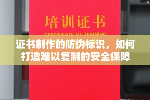 宜君证书制作的防伪标识，如何打造难以复制的安全保障