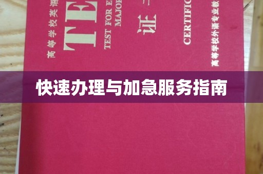 宜君快速办理与加急服务指南