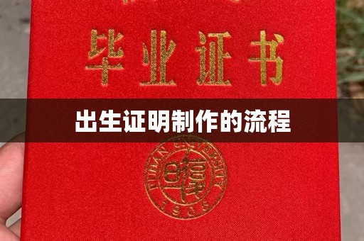 宜君出生证明制作的流程
