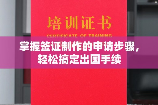 宜君掌握签证制作的申请步骤，轻松搞定出国手续