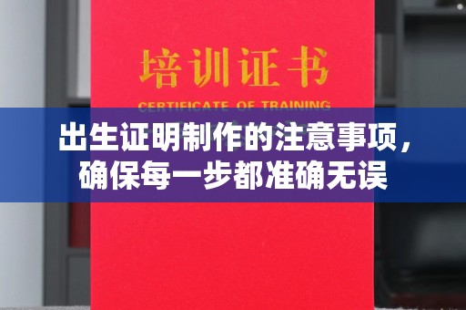 宜君出生证明制作的注意事项，确保每一步都准确无误