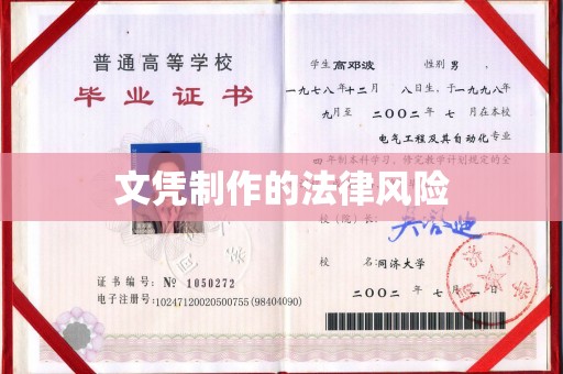 宜君文凭制作的法律风险