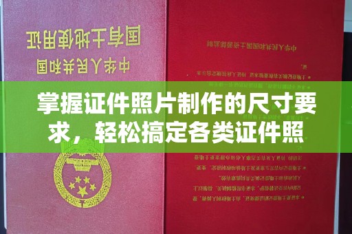 宜君掌握证件照片制作的尺寸要求，轻松搞定各类证件照