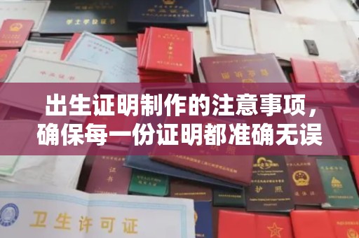 宜君出生证明制作的注意事项，确保每一份证明都准确无误