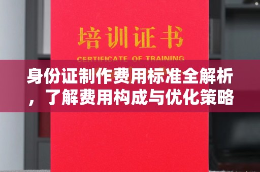 宜君身份证制作费用标准全解析，了解费用构成与优化策略